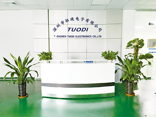 Company reception desk